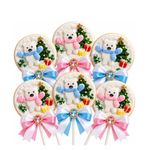 Cortador Urso Polar de Natal Com Cachecol 7cm