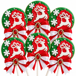 Carimbo Marcador Rena de Natal 6cm
