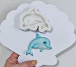 Molde de Silicone Golfinho do Fundo do Mar 7cm