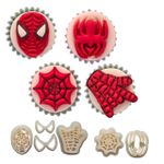 Kit Cortadores Homen Aranha 3cm para Docinhos