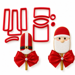 Kit Cortadores Natal - Papai Noel Popsicle