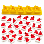 Cortador Gorro do Papai Noel Para Fazer Confetes de Natal