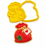 Cortador Natal - Saco Saquinho de Presentes 5cm