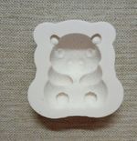 Molde de Silicone 3D Capivara Animal do Bosque 7cm