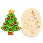 Molde de Silicone Arvore de Natal Mod 4