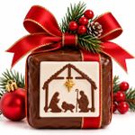 Stencil Aplique de Natal - Presépio 4cm