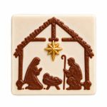 Stencil Aplique de Natal - Presépio 4cm