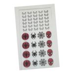 Olhos Comestiveis - Olho e Logo Homem Aranha