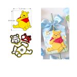 Cortador do Urso Ursinho Pooh Sentado 8cm