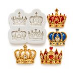 Molde de Silicone mini Coroas para Decorar Doces 4cm