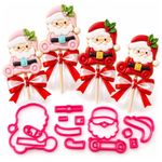 Cortador Papai Noel Sentado Natal 6cm para Doces