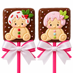 Cortadores de Natal Para Biscoito Pasta Pirulito 6cm