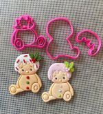 Cortadores de Natal Para Biscoito Pasta Pirulito 6cm