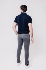 Calça Social Moletom Slim Fit