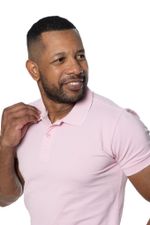 Camisa Polo Piquet com Detalhe Branco