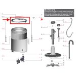 Capa tanque lavadora Electrolux LAC11 LES11 LTD11 - 67403942 A13906101