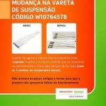 Kit cj suspensão original 8 a 12kg Brastemp Consul - W10764578 W10328371 W10764586