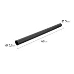 Extensão para aspirador de pó original Electrolux reta preta - A96890601