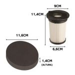 Kit filtros aspirador Electrolux Spin HEPA EFS01 ABS01 ABS02 ABS03 - A10601601