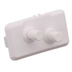 Interruptor duplo branco Brastemp Consul BRE50 CRM45/55