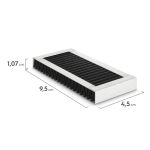 Filtro desodorizador similar compatível p/ geladeira Electrolux DM90X DM91X - D414