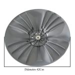 Agitador inferior original lavadora Electrolux cinza LWI13 LED15 LRC15 - A12090802 A12090801