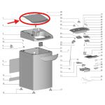 Tampa Movel Lavadora Electrolux Original LTD11 - 70003569