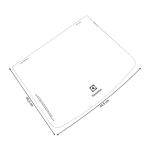 Vidro tampa lavadora Electrolux LWI13 LPE16 - A04786905