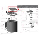 Tampa Lavadora Electrolux LEC15 LEC17 LEI18 - A21031801