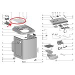 Tampa Lavadora Electrolux LT12Q LT12F LT15F LA15F LTC15 LBU15 - 60200500 60200536 A10316901 63000038