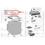 Tampa Lavadora Electrolux LTC10 LT11F LUC10 - 63000193 63000040