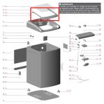 Moldura da Tampa Lavadora Electrolux LED09 LES09 - 67405116
