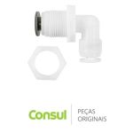 Conector Cotovelo para Purificador L 90° 1/4 para 5/16 - 1/2 Rosca Original Brastemp Consul - W10231322