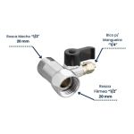 Adaptador para Purificador Electrolux Original Entrada e Saída 1/2 PARA 1/4 – 306649900081 / A07649501