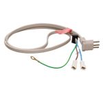 Cordão de alimentação secadora Brastemp 220V/60Hz 16A