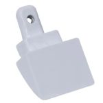 Suporte Puxador BrancoRefrigerador Electrolux DF42 DF52 DF51 IF51 DF53 IF53 - 67405516 Subst 67401619