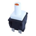 Interruptor Branco com Lampada Laranja Freezer Electrolux FFE24 FE26 - 64491702