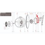 Correia Ventilador Secadora Electrolux SVP10 SVP11 GYJ46825 - A08782701