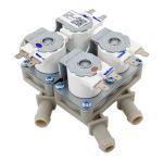 Válvula 4 vias lava e seca LG 12V CV50 CV70 CV90 SVA-12403-G