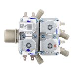 Válvula 4 vias lava e seca LG 12V CV50 CV70 CV90 SVA-12403-G