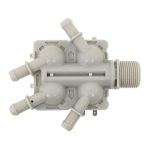 Válvula 4 vias lava e seca LG 12V CV50 CV70 CV90 SVA-12403-G