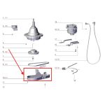 Proteção Polia Mecanismo Electrolux LPR16 LPR17 LTD15 LT13B LT15F LT12F Original - A02796806