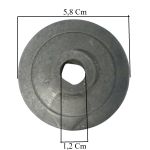 Polia em V Motor Lavadora Wanke para  Eixo Meia Cana - Centermaq 1589