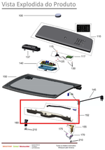 Capa da Dobradiça Lavadora Brastemp 16 Kg BWD16 Original - W11525190