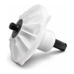 Acoplamento Para Lavadora Tanquinho Mueller ROSCA ESQUERDA Supertank Family Big  Original - 510008669 / 500006354