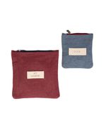 Kit Avião | Higiene e Docs | Cinza Blue & Vinho