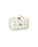 Kit Necessaire Maletinha | Xadrez Verde Menta