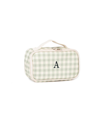Kit Necessaire Maletinha | Xadrez Verde Menta