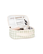 Necessaire Maquiagem | Xadrez Verde Menta
