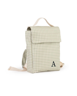 Mochila Kids | Xadrez Verde Menta